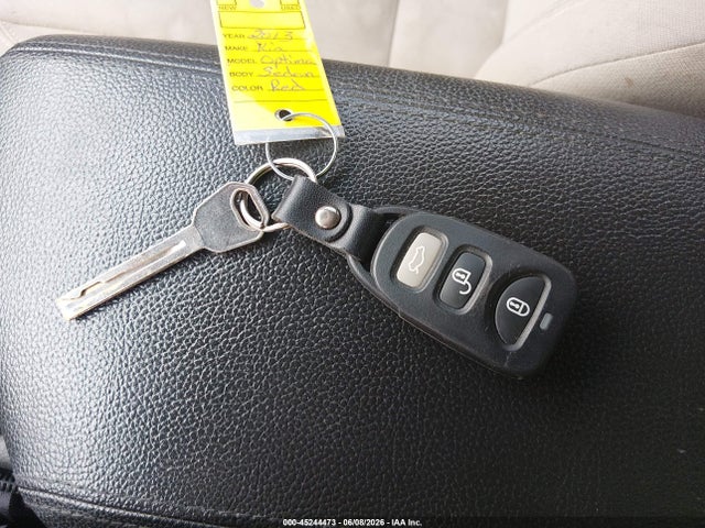 2013 Kia Optima Lx მანქანა იყიდება აუქციონზე, vin: 5XXGM4A72DG236207, აუქციონის ნომერი: 45244473
