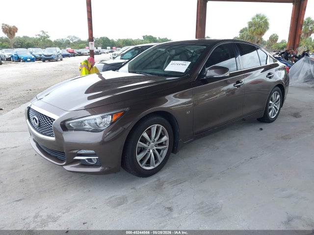 45244566 :رقم المزاد ، JN1BV7AP1FM330586 vin ، 2015 Infiniti Q50 Premium مزاد بيع