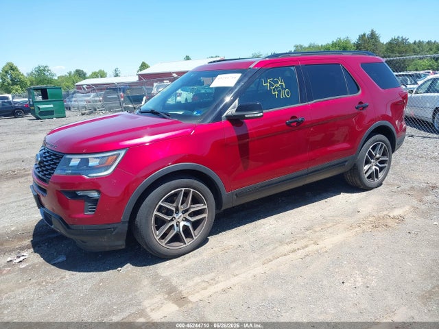 2018 Ford Explorer Sport მანქანა იყიდება აუქციონზე, vin: 1FM5K8GT3JGC64607, აუქციონის ნომერი: 45244710