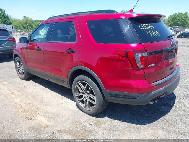 2018 Ford Explorer Sport მანქანა იყიდება აუქციონზე, vin: 1FM5K8GT3JGC64607, აუქციონის ნომერი: 45244710