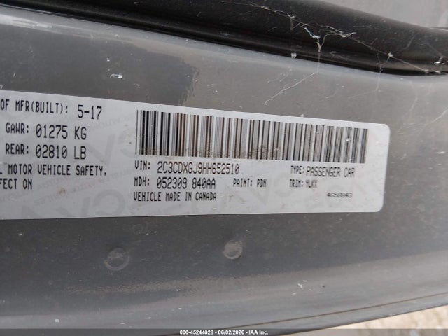 Aukcja sprzedaży 2017 Dodge Charger Daytona 392 Rwd, vin: 2C3CDXGJ9HH652510, numer aukcji: 45244828