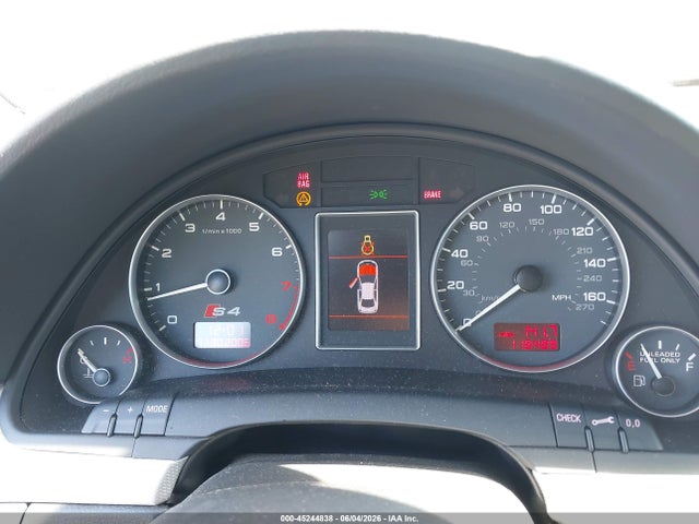 Aukcja sprzedaży 2004 Audi S4 4.2, vin: WAUPL68E54A136307, numer aukcji: 45244838