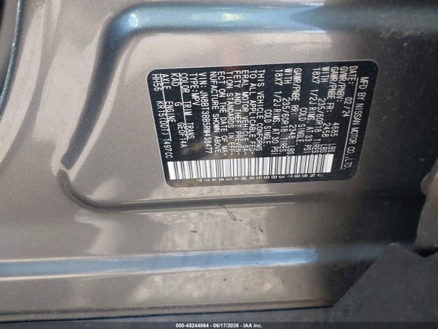 Продажа на аукционе авто 2024 Nissan Rogue Sv Intelligent Awd, vin: JN8BT3BB5RW438477, номер лота: 45244864