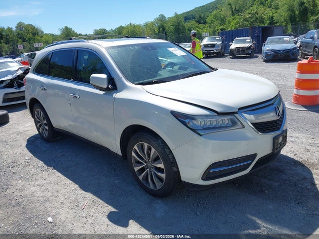 45244951 :رقم المزاد ، 5FRYD4H62GB010224 vin ، 2016 Acura Mdx Technology   Entertainment Packages/technology, Entertainment   Acurawatch Plus Packages مزاد بيع