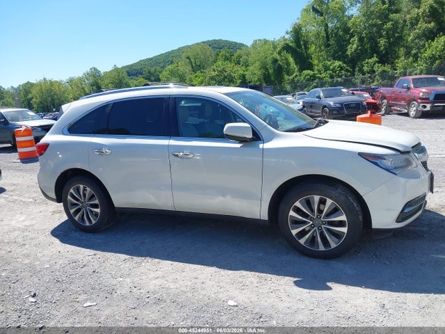 45244951 :رقم المزاد ، 5FRYD4H62GB010224 vin ، 2016 Acura Mdx Technology   Entertainment Packages/technology, Entertainment   Acurawatch Plus Packages مزاد بيع