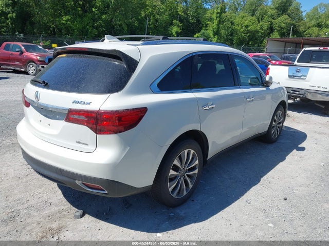 45244951 :رقم المزاد ، 5FRYD4H62GB010224 vin ، 2016 Acura Mdx Technology   Entertainment Packages/technology, Entertainment   Acurawatch Plus Packages مزاد بيع