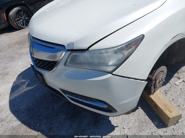 45244951 :رقم المزاد ، 5FRYD4H62GB010224 vin ، 2016 Acura Mdx Technology   Entertainment Packages/technology, Entertainment   Acurawatch Plus Packages مزاد بيع