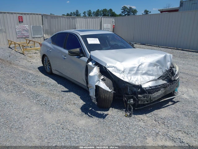 Продажа на аукционе авто 2018 Infiniti Q50 3.0t Luxe, vin: JN1EV7AP9JM365320, номер лота: 45244958