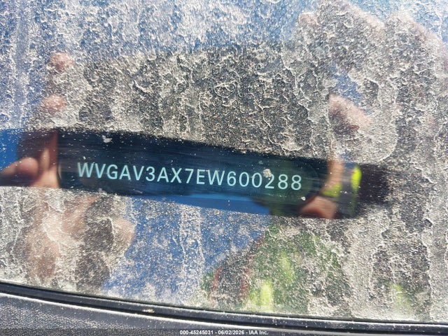 2014 Volkswagen Tiguan S მანქანა იყიდება აუქციონზე, vin: WVGAV3AX7EW600288, აუქციონის ნომერი: 45245031
