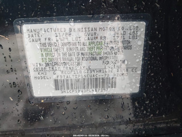 Nissan Kicks Sr Xtronic Cvt 2023 3N1CP5DV3PL487397 Image 9