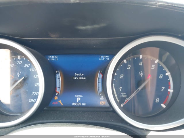 2019 Maserati Ghibli S Q4 Granlusso მანქანა იყიდება აუქციონზე, vin: ZAM57YTL2K1322069, აუქციონის ნომერი: 45245240