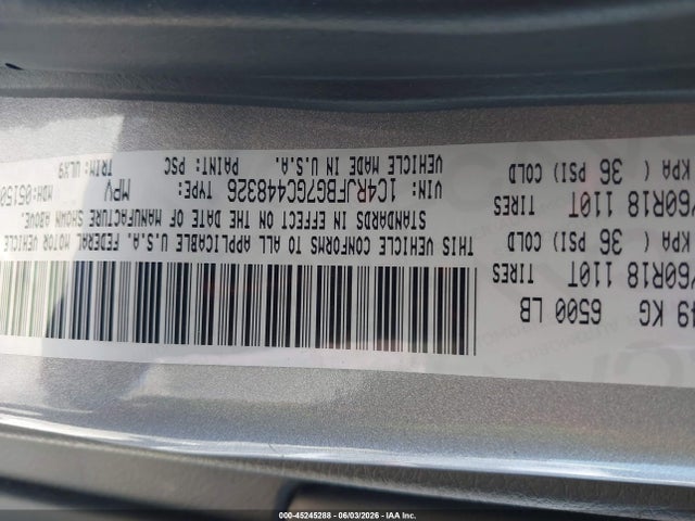 1C4RJFBG7GC448326 Jeep Grand Cherokee Limited