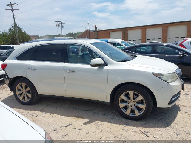 2016 Acura Mdx მანქანა იყიდება აუქციონზე, vin: 5FRYD4H95GB034107, აუქციონის ნომერი: 45245569