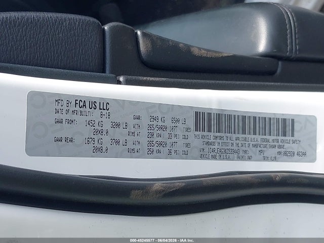 Продаж на аукціоні авто 2019 Jeep Grand Cherokee Altitude 4x2, vin: 1C4RJEAG3KC533443, номер лоту: 45245577