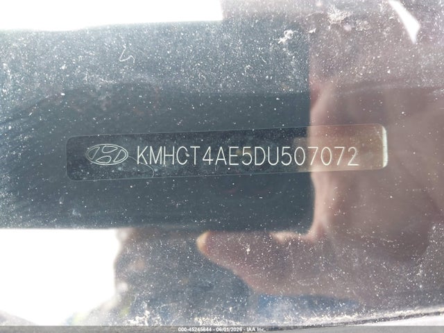 45245644 :رقم المزاد ، KMHCT4AE5DU507072 vin ، 2013 Hyundai Accent Gls مزاد بيع