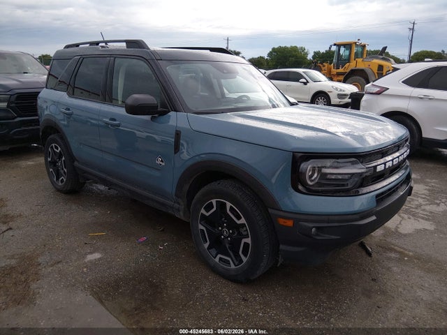 2021 Ford Bronco Sport Outer Banks მანქანა იყიდება აუქციონზე, vin: 3FMCR9C67MRA00568, აუქციონის ნომერი: 45245683