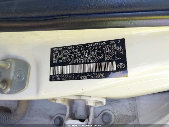 Продажа на аукционе авто 2014 Scion Xd, vin: JTKKUPB49E1040366, номер лота: 45245715