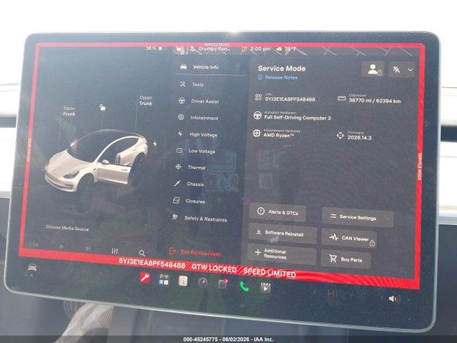 Tesla Model 3 Rear-wheel Drive 2023 5YJ3E1EA8PF548488 Image 7
