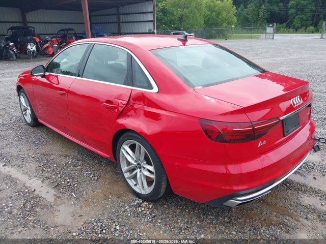 Aukcja sprzedaży 2024 Audi A4 Premium Plus 45 Tfsi S Line Quattro S Tronic, vin: WAUEAAF41RN005630, numer aukcji: 45245818