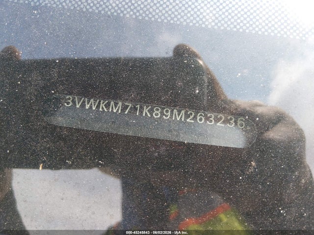 Aukcja sprzedaży 2009 Volkswagen Jetta 2.5l S, vin: 3VWKM71K89M263236, numer aukcji: 45245843