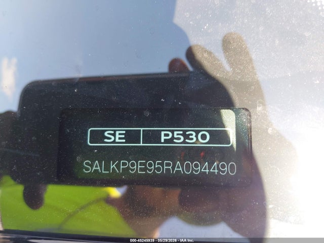 Aukcja sprzedaży 2024 Land Rover Range Rover P530 Se, vin: SALKP9E95RA094490, numer aukcji: 45245939