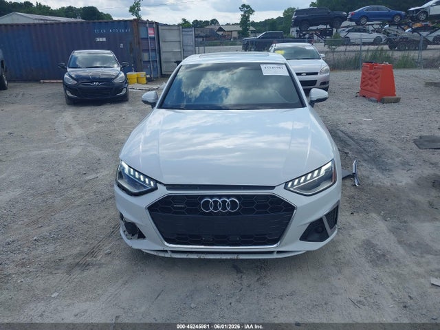 2022 Audi A4 Premium Plus 45 Tfsi S Line Quattro S Tronic მანქანა იყიდება აუქციონზე, vin: WAUEAAF40NN008576, აუქციონის ნომერი: 45245981