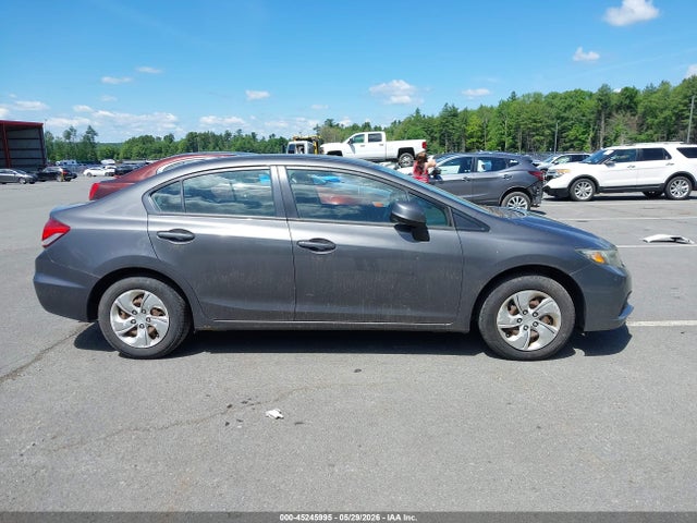 45245995 :رقم المزاد ، 2HGFB2F50DH593865 vin ، 2013 Honda Civic Lx مزاد بيع