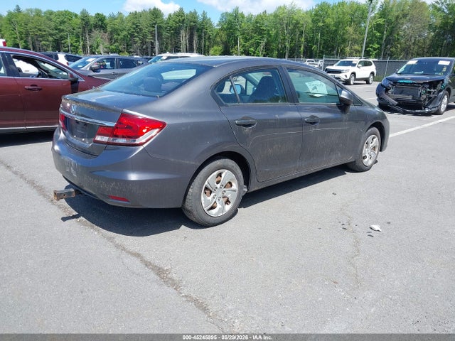 45245995 :رقم المزاد ، 2HGFB2F50DH593865 vin ، 2013 Honda Civic Lx مزاد بيع