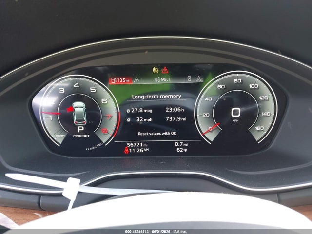 Продаж на аукціоні авто 2021 Audi Q5 Premium Plus 45 Tfsi Quattro S Tronic, vin: WA1BAAFY2M2024488, номер лоту: 45246113