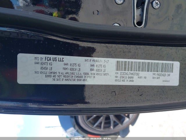 Продаж на аукціоні авто 2017 Dodge Charger R/t Scat Pack Rwd, vin: 2C3CDXGJ7HH637262, номер лоту: 45246123