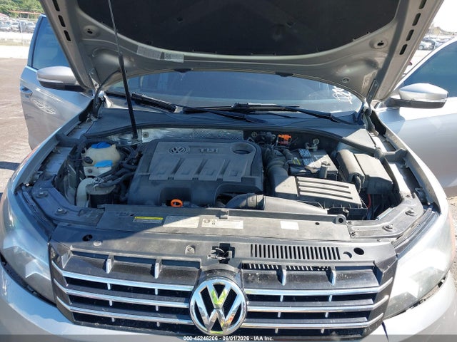 2014 Volkswagen Passat 2.0l Tdi Se მანქანა იყიდება აუქციონზე, vin: 1VWBN7A37EC051087, აუქციონის ნომერი: 45246206