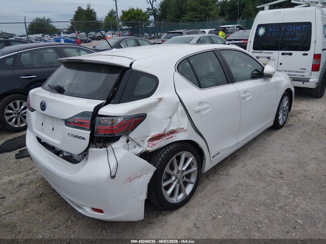 45246238 :رقم المزاد ، JTHKD5BHXB2027726 vin ، 2011 Lexus Ct 200h Premium مزاد بيع