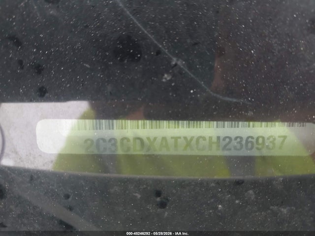 Продажа на аукционе авто 2012 Dodge Charger Police, vin: 2C3CDXATXCH236937, номер лота: 45246292