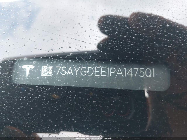 2023 Tesla Model Y Awd/long Range Dual Motor All-wheel Drive მანქანა იყიდება აუქციონზე, vin: 7SAYGDEE1PA147501, აუქციონის ნომერი: 45246295