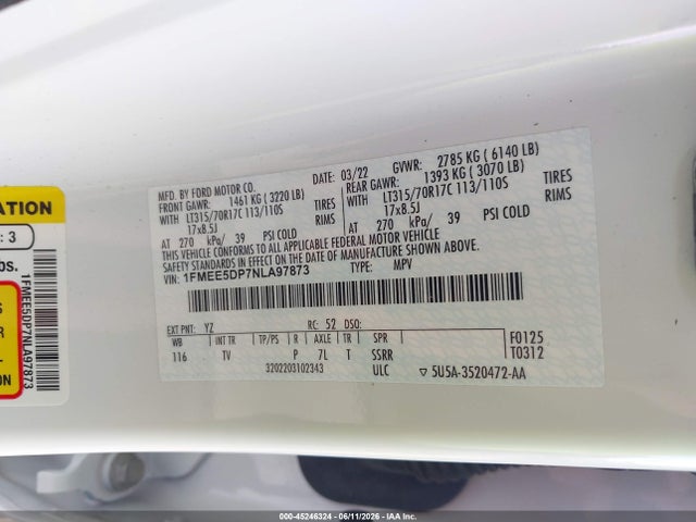 Ford Bronco Wildtrak 2022 1FMEE5DP7NLA97873 Image 9