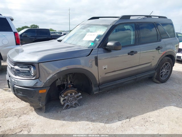 2025 Ford Bronco Sport Big Bend მანქანა იყიდება აუქციონზე, vin: 3FMCR9BN2SRE38629, აუქციონის ნომერი: 45246381