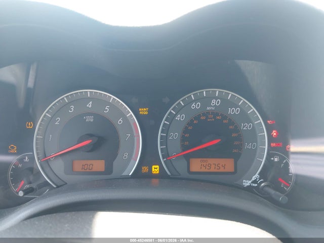 45246581 :رقم المزاد ، 2T1BE40E79C009214 vin ، 2009 Toyota Corolla Xrs مزاد بيع