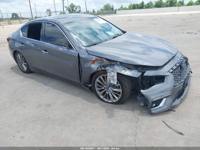 Продажа на аукционе авто 2021 Infiniti Q50 Luxe Awd, vin: JN1EV7BR1MM751489, номер лота: 45246671