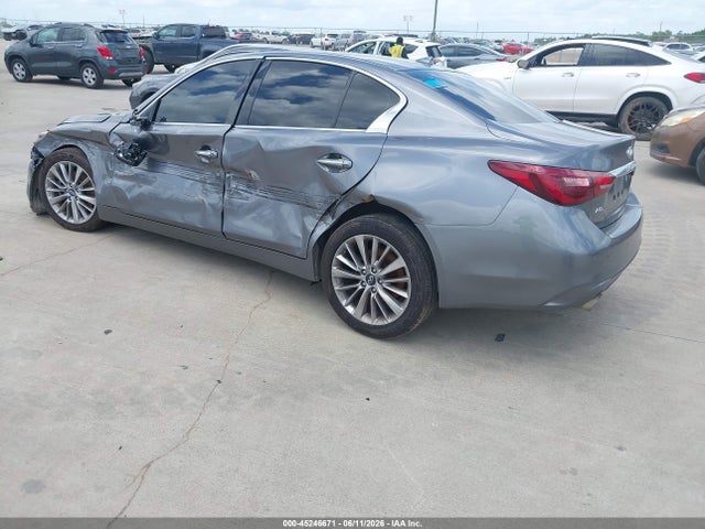Продажа на аукционе авто 2021 Infiniti Q50 Luxe Awd, vin: JN1EV7BR1MM751489, номер лота: 45246671