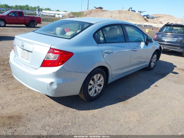 45246748 :رقم المزاد ، 19XFB2F56CE310135 vin ، 2012 Honda Civic Lx مزاد بيع