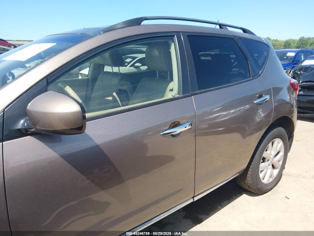 2014 Nissan Murano Sl მანქანა იყიდება აუქციონზე, vin: JN8AZ1MW5EW517284, აუქციონის ნომერი: 45246789