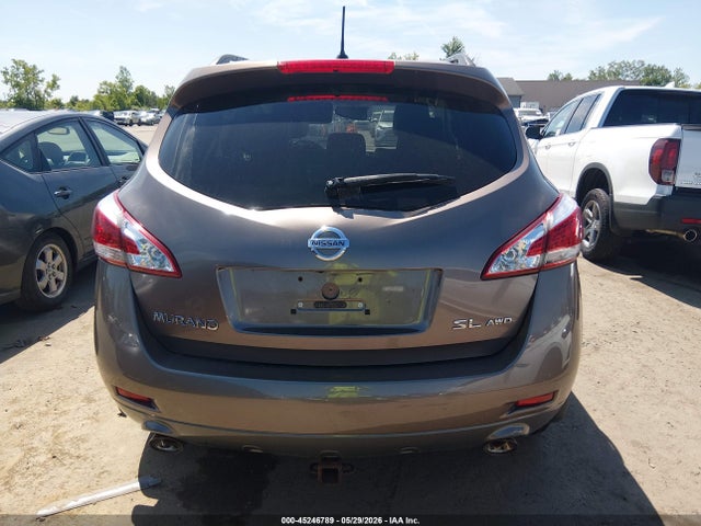 2014 Nissan Murano Sl მანქანა იყიდება აუქციონზე, vin: JN8AZ1MW5EW517284, აუქციონის ნომერი: 45246789
