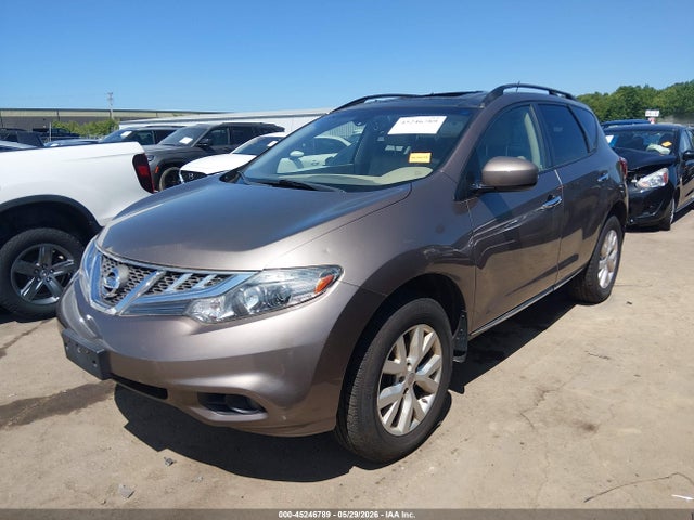 2014 Nissan Murano Sl მანქანა იყიდება აუქციონზე, vin: JN8AZ1MW5EW517284, აუქციონის ნომერი: 45246789
