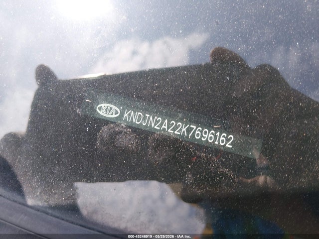 45246919 :رقم المزاد ، KNDJN2A22K7696162 vin ، 2019 Kia Soul مزاد بيع
