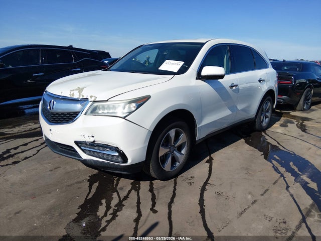 2016 Acura Mdx Acurawatch Plus Package მანქანა იყიდება აუქციონზე, vin: 5FRYD4H23GB014618, აუქციონის ნომერი: 45246953