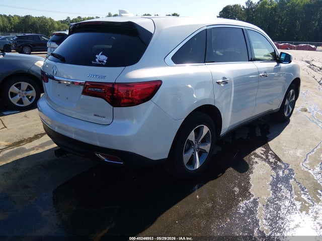2016 Acura Mdx Acurawatch Plus Package მანქანა იყიდება აუქციონზე, vin: 5FRYD4H23GB014618, აუქციონის ნომერი: 45246953