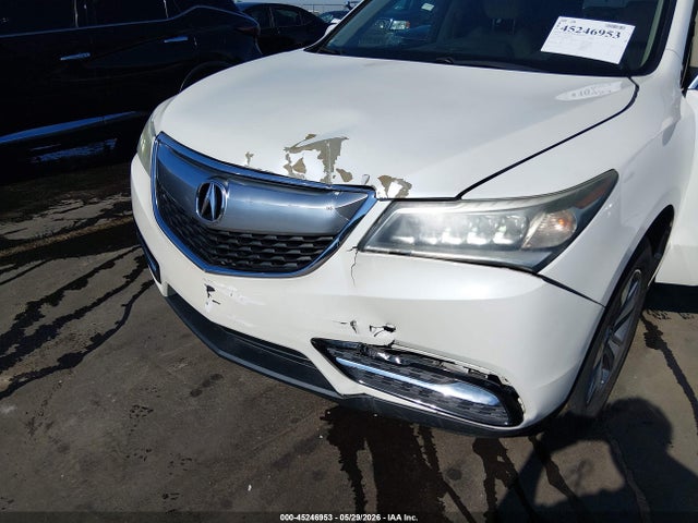 2016 Acura Mdx Acurawatch Plus Package მანქანა იყიდება აუქციონზე, vin: 5FRYD4H23GB014618, აუქციონის ნომერი: 45246953