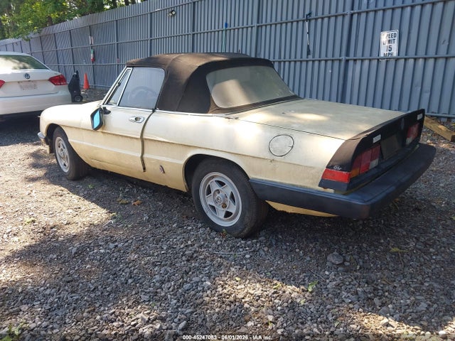 Aukcja sprzedaży 1984 Alfa Romeo Veloce 2000 Spider, vin: ZARBA5412E1020702, numer aukcji: 45247083