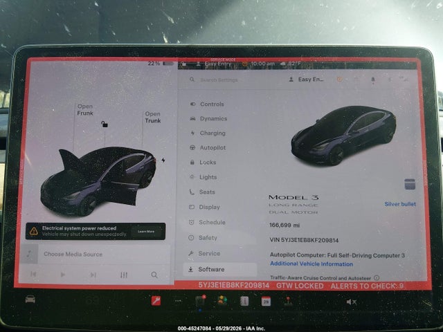 Tesla Model 3 Long Range/performance 2019 5YJ3E1EB8KF209814 Image 7