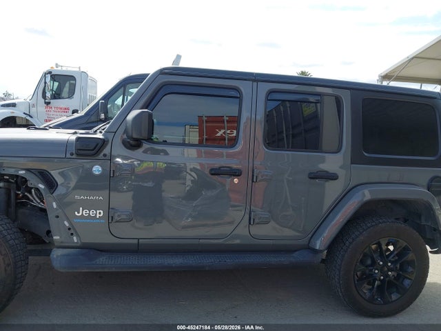 45247184 :رقم المزاد ، 1C4JJXP67PW691166 vin ، 2023 Jeep Wrangler 4xe Sahara 4x4 مزاد بيع
